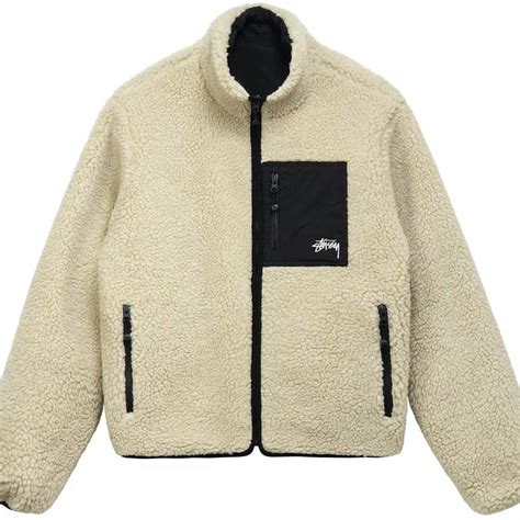 stussy sherpa jacket